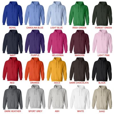 hoodie color chart - Widespread Panic Store