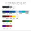 tank top color chart - Widespread Panic Store